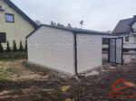 Garaż blaszany 6m x 6m | brama segmentowa - obrazek 5